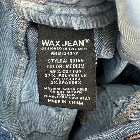 Wax Jeans Skinny Women's size 9 Medium Wash Blue Denim Jeans - Picture 4 of 5